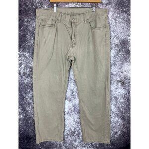 Levis 559 Jeans Mens 40x32 Beige Tan Khaki Denim Relaxed Stretch Straight Preppy